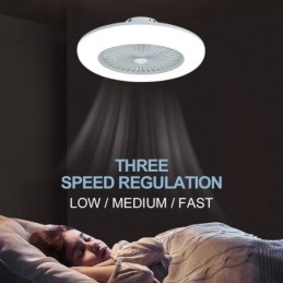 Ventilador de teto Tricromático com controle remoto e 3 velocidades