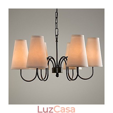 Lustre tradicional clássico galvanizado Lustre tradicional clássico galvanizado