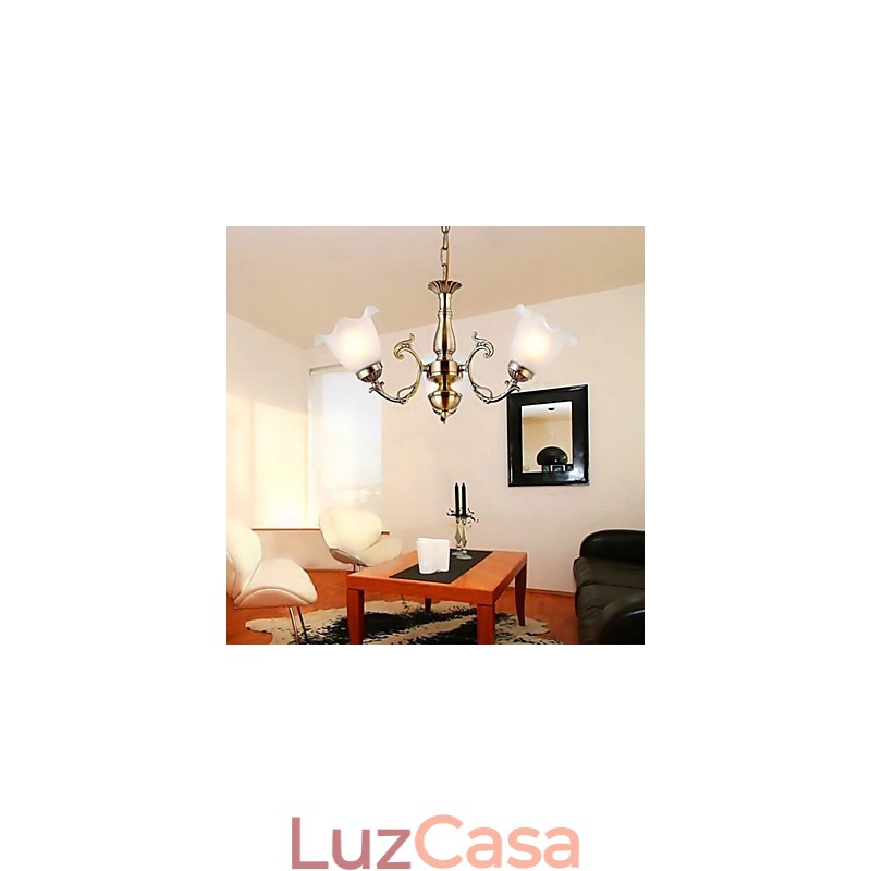 3 Cabeças de iluminação de estilo europeu
