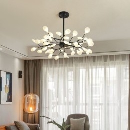 Lustre Branches Estilo Nórdico Luminária Pendente