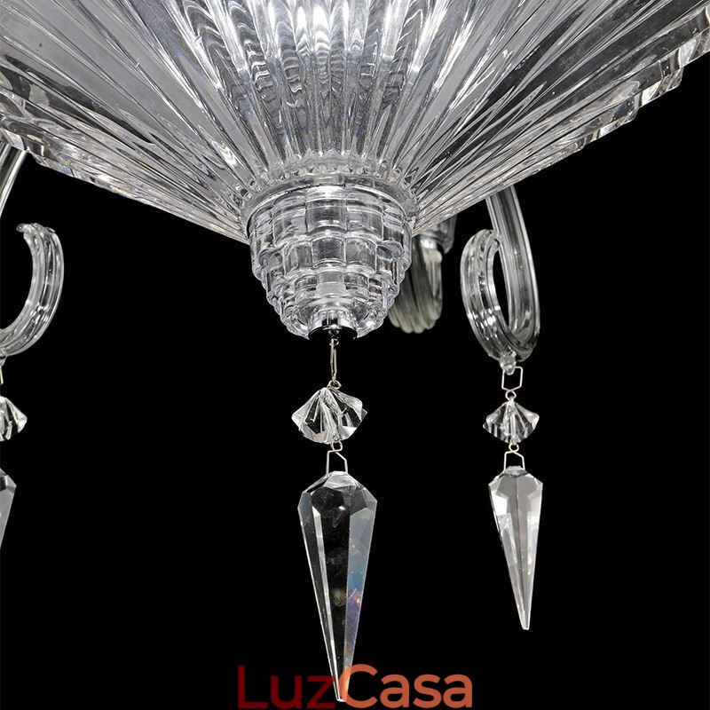 Lustre de cristal europeu decoração luz de teto com 18 luzes
