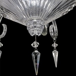 Lustre de cristal europeu decoração luz de teto com 12 luzes
