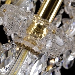 Lustre de cristal europeu com 32 luzes de teto