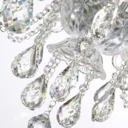 Lustre de cristal europeu com 32 luzes, decoração de luxo, luz de teto
