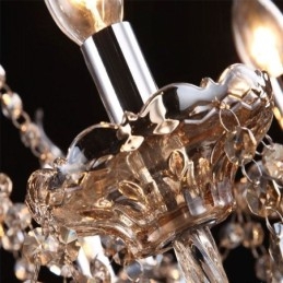 Lustre de cristal europeu com 30 luzes decoração luz de teto
