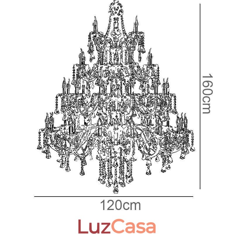 Lustre de cristal europeu cor conhaque luz de teto com 40 luzes