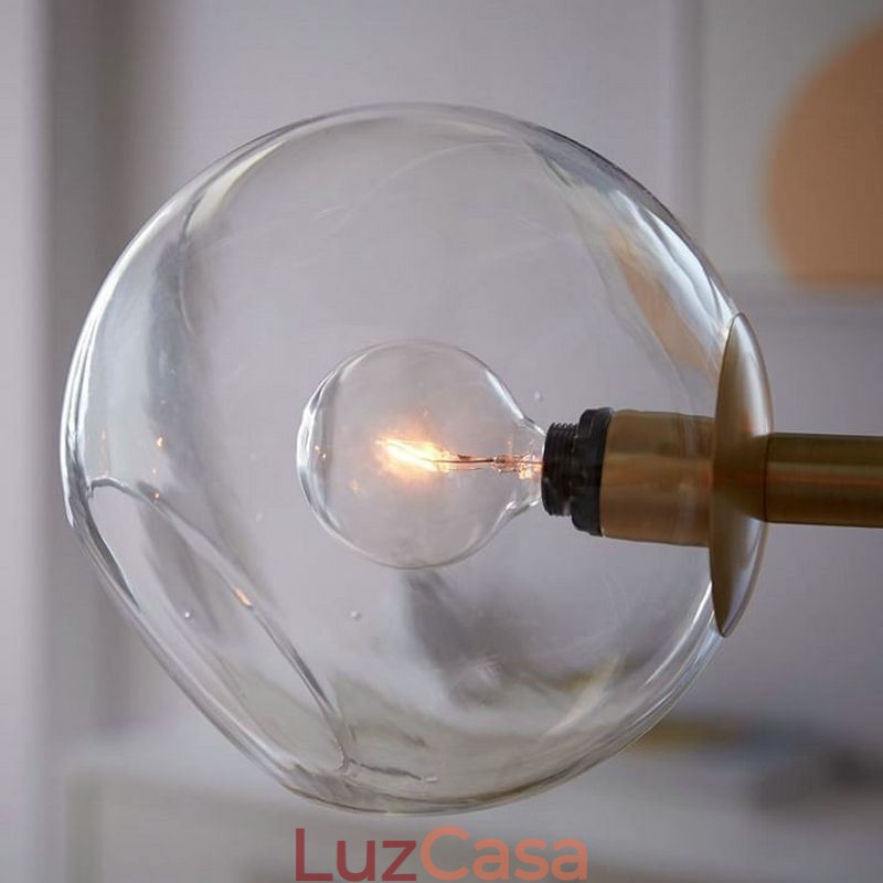 Luminária pendente contemporânea Magic Bean Simples 8 luzes