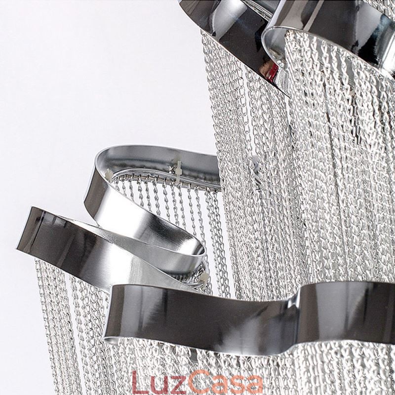Luminária pendente moderna e elegante com borla