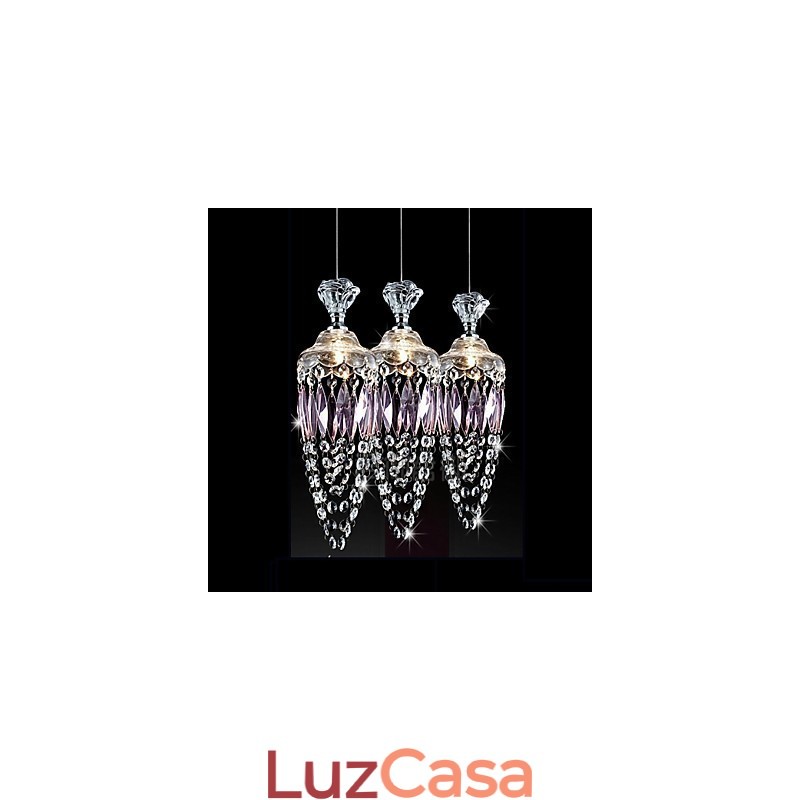 Lustre de Cristal Moderno Contemporâneo Cristal