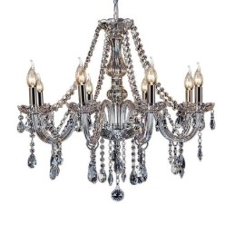 Grande lustre de cristal europeu transparente luz de teto