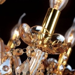 Lustre de cristal de luxo europeu luz de teto