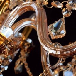 Lustre de cristal de luxo europeu luz de teto