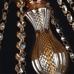 Grande lustre de cristal de luxo europeu pendente luz