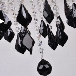 Lustre de cristal europeu elegante luz pendente