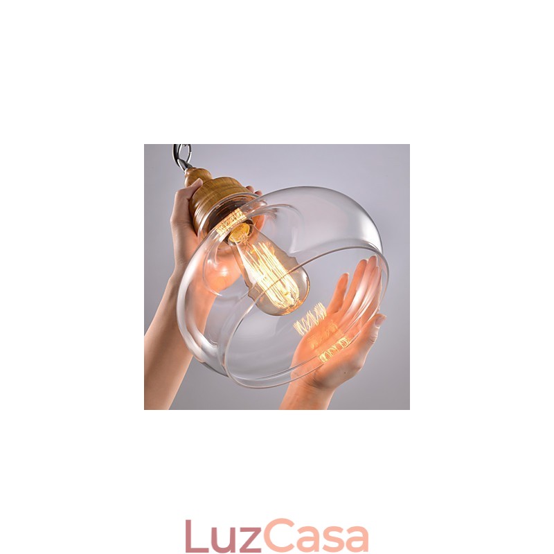 Luminárias pendentes 1 luz moderna simples artística