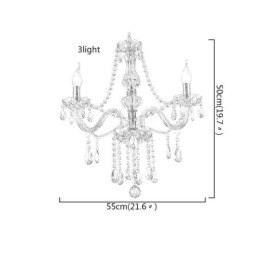 Lustre de cristal europeu cor conhaque vidro pingente luz