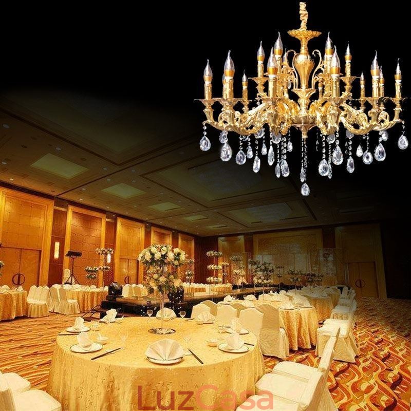 Lustre de cristal moderno e luxuoso, luzes de teto, iluminação para casa, decoração, luz
