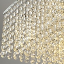Lustre de cristal europeu decoração de luxo luz de teto com 12 luzes