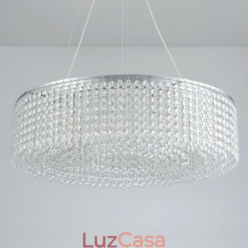 Lustre de cristal moderno, luminária de teto decorativa de luxo europeia com 12 luzes