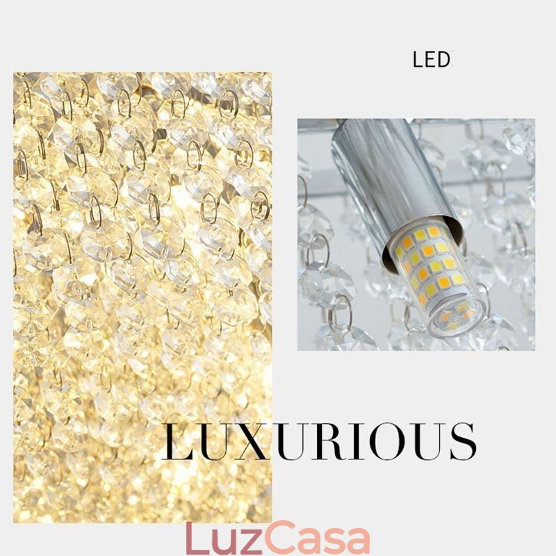 Lustre de cristal moderno, luminária de teto decorativa de luxo europeia com 12 luzes