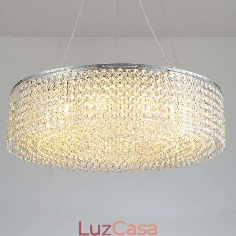 Lustre de cristal moderno, luminária de teto decorativa de luxo europeia com 12 luzes