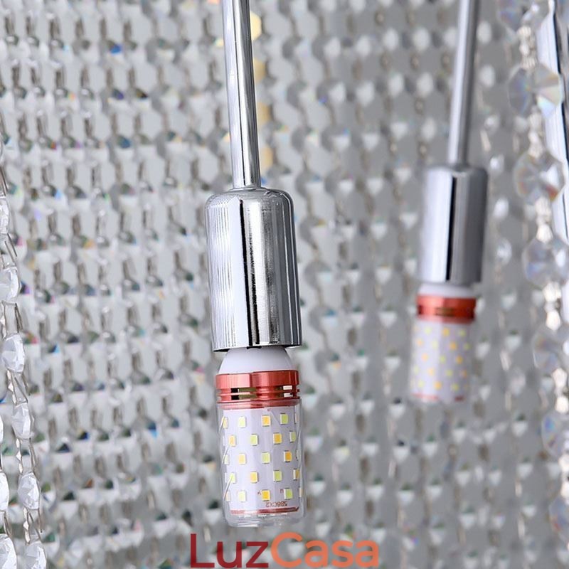 Lustre de cristal de luxo decoração moderna luz de teto com 36 luzes
