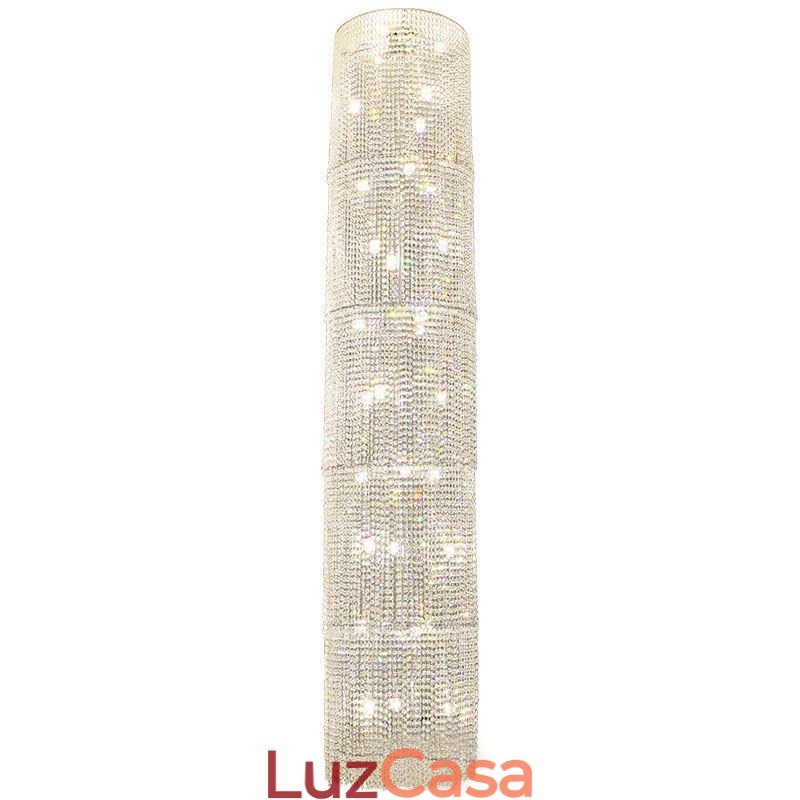 Lustre de cristal de luxo decoração moderna luz de teto com 36 luzes