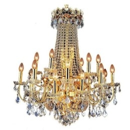 Lustre de cristal de luxo europeu Duplex luz pendente de escada