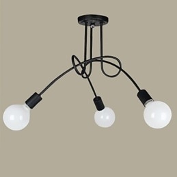 Luminárias pendentes modernas contemporâneas de metal