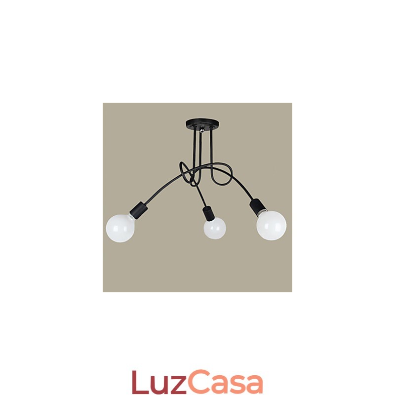 Luminárias pendentes modernas contemporâneas de metal