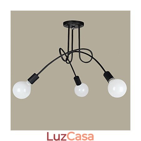 Luminárias pendentes modernas contemporâneas de metal