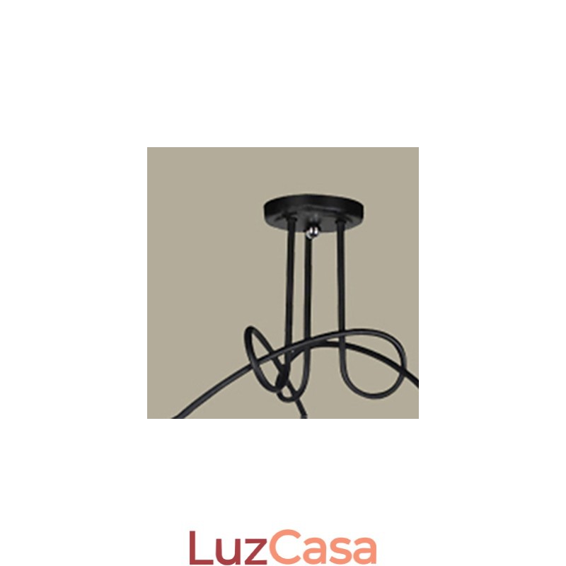 Luminárias pendentes modernas contemporâneas de metal