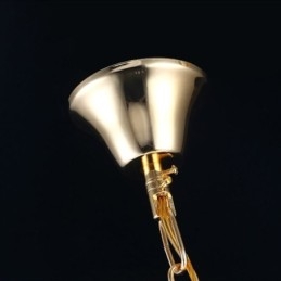 Lustre de cristal de luxo moderno e elegante luz pendente