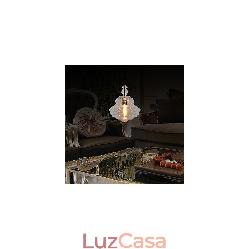Luminárias Pendentes 1 Luz Simples Moderno Artístico
