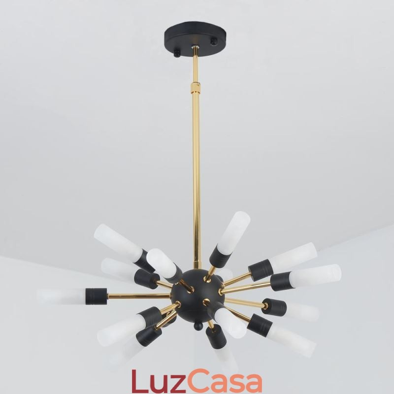 Luminária pendente nórdica criativa redonda lustre