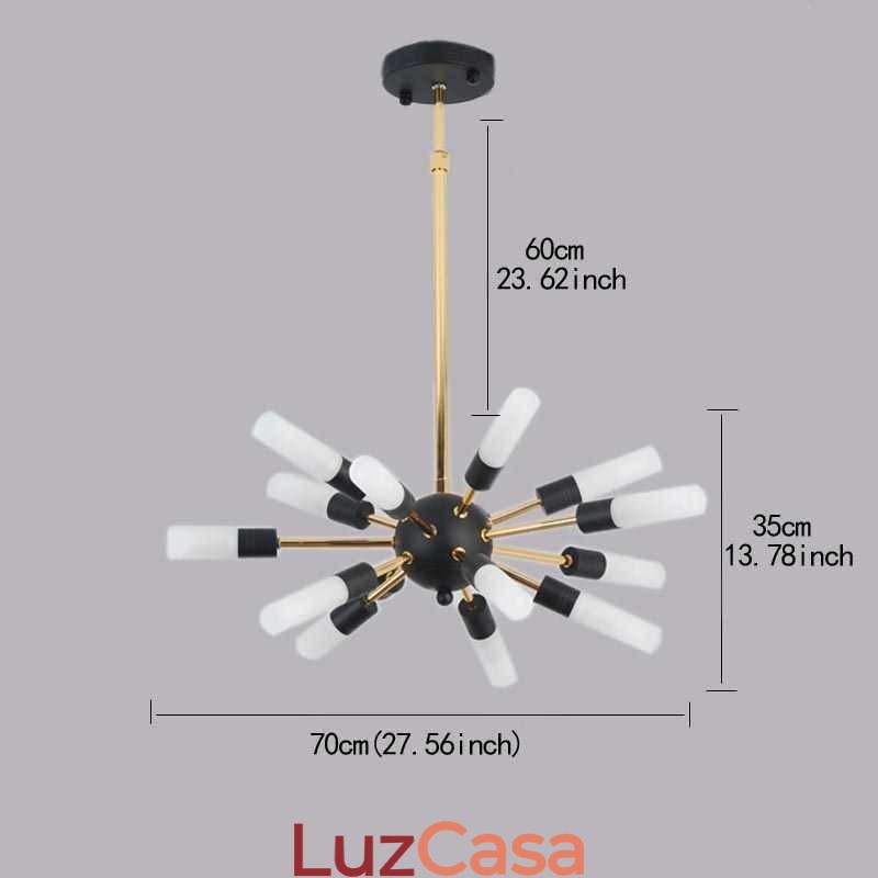 Luminária pendente nórdica criativa redonda lustre