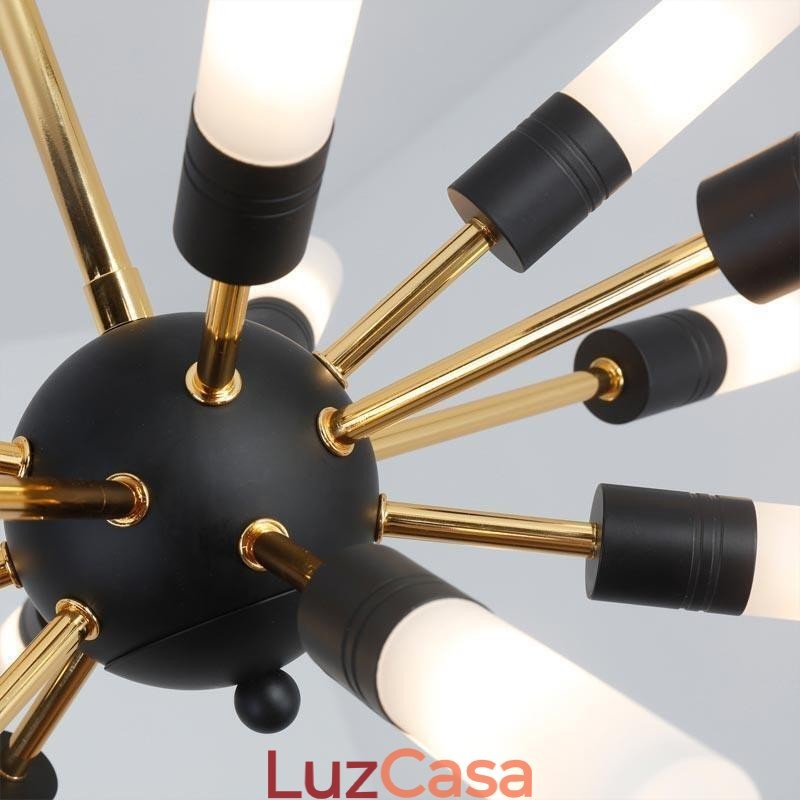 Luminária pendente nórdica criativa redonda lustre