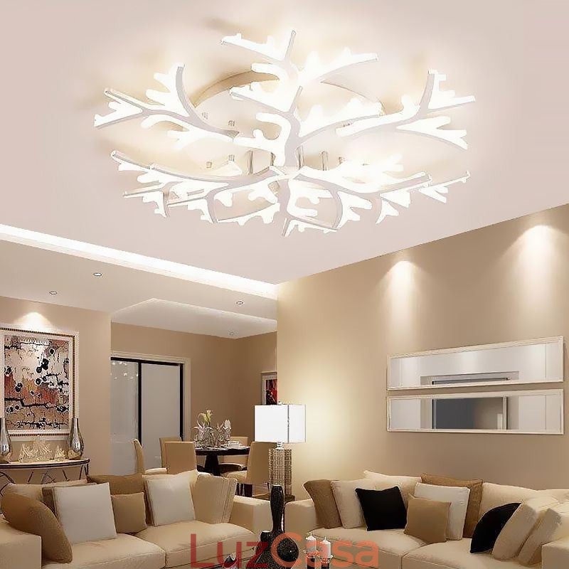 Luminária de teto de chifre minimalista moderna embutida