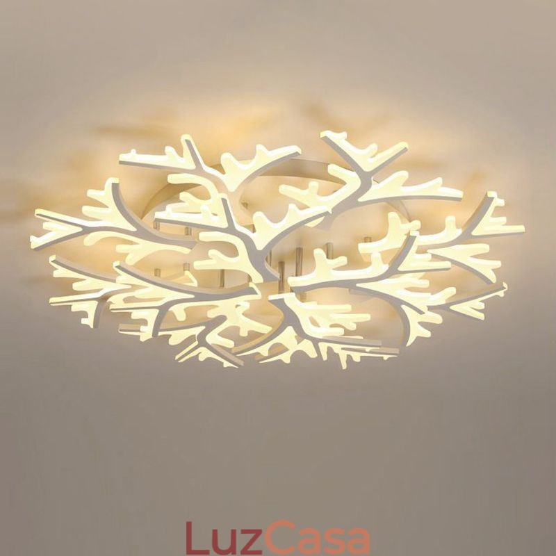 Luminária de teto de chifre minimalista moderna embutida