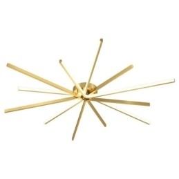 Luminária de teto minimalista moderna com fogos de artifício embutida