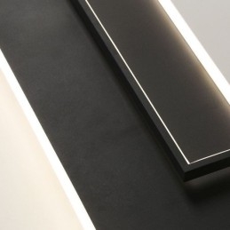 Luminária de teto quadrada acrílica minimalista embutida 40 50 cm