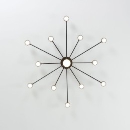 Luminária de teto moderna minimalista embutida, abajur de acrílico