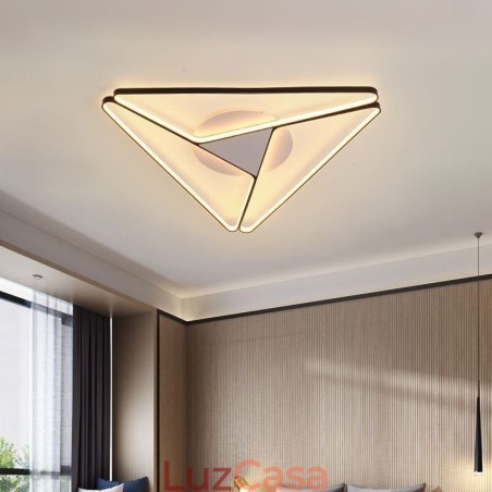 Luminária de teto triangular minimalista embutida Luminária de teto triangular minimalista embutida
