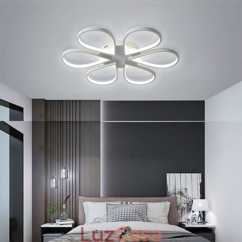Luminária de teto Clover minimalista embutida