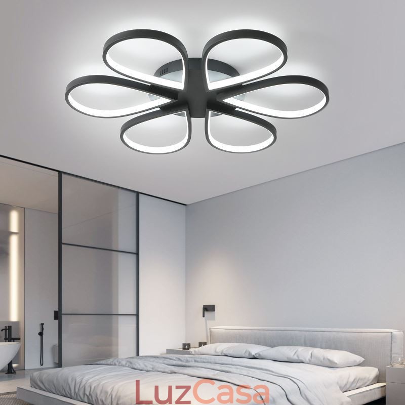 Luminária de teto Clover minimalista embutida