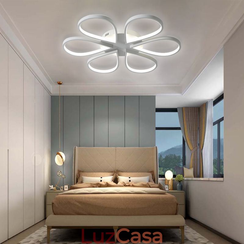 Luminária de teto Clover minimalista embutida