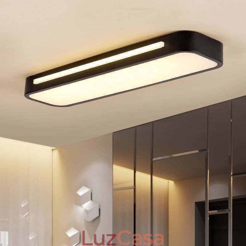 Luminária de teto acrílica moderna embutida