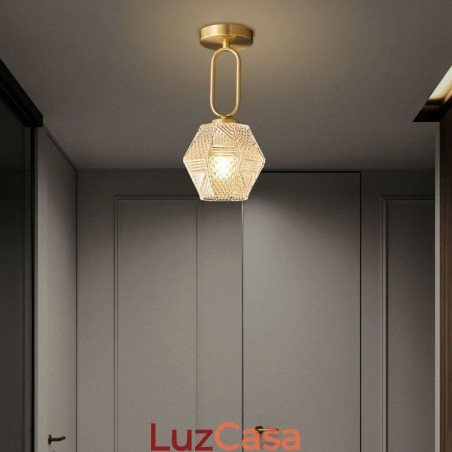 Iluminação de teto criativa moderna de vidro embutido para casa Iluminação de teto criativa moderna de vidro embutido para casa