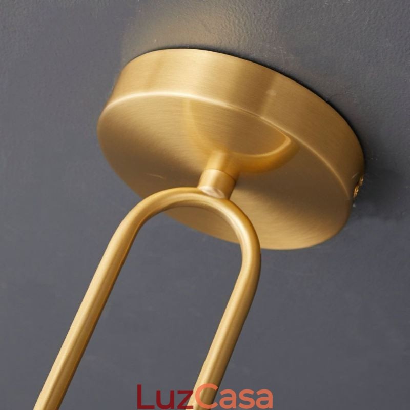 Iluminação de teto criativa moderna de vidro embutido para casa