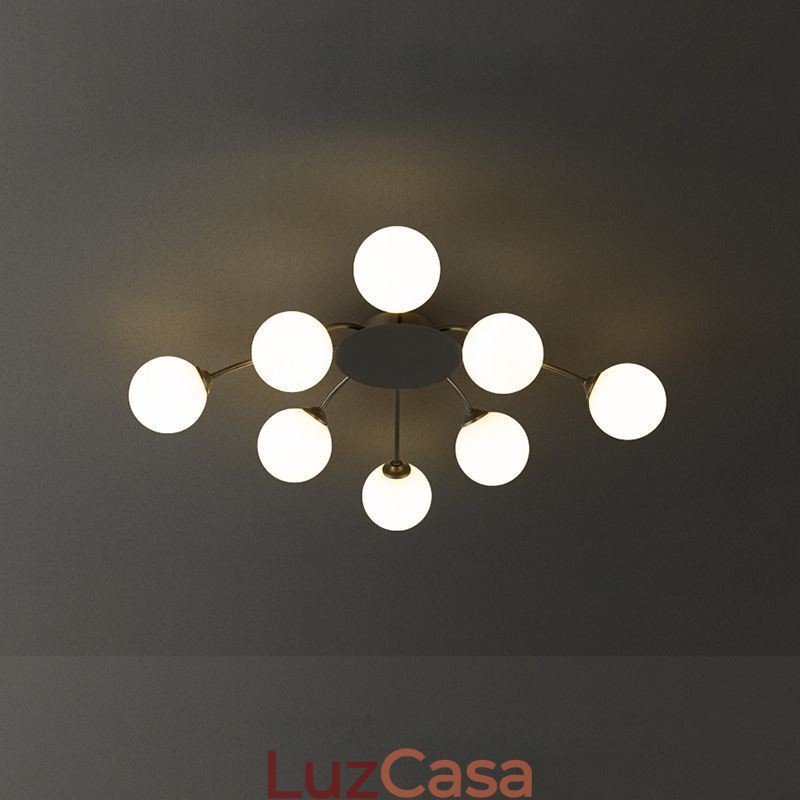 Luminária de teto preta embutida moderna luminária decorativa